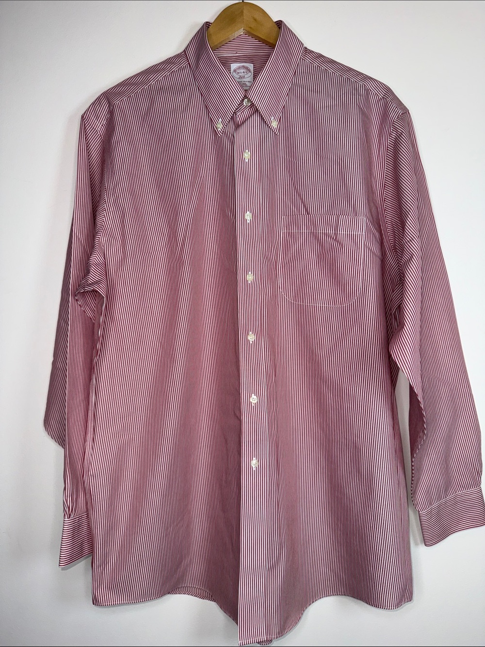 Brooks Brothers The Original Polo Non-Iron Cotton Striped Button Down Shirt
